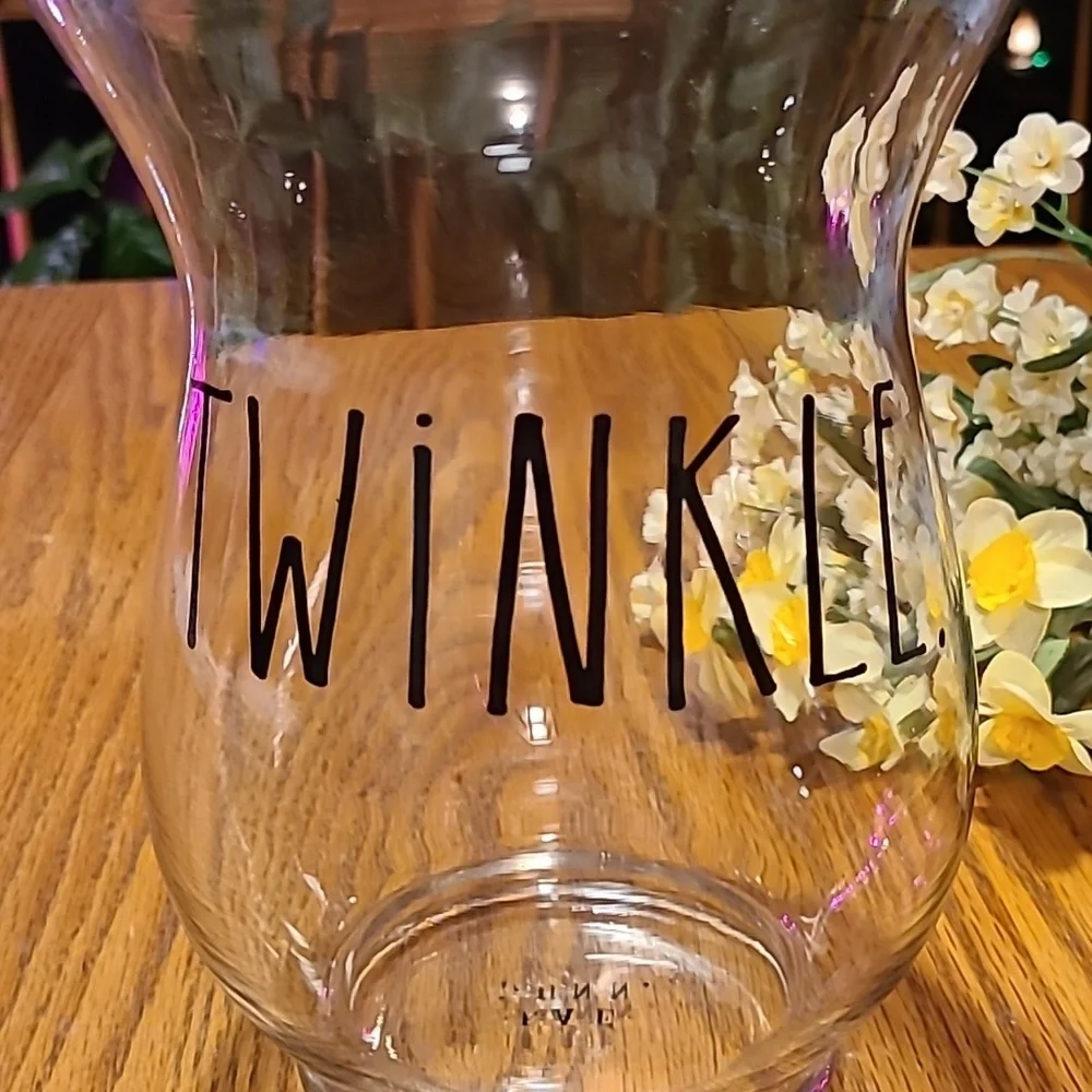 Rae Dunn TWINKLE Clear Vase